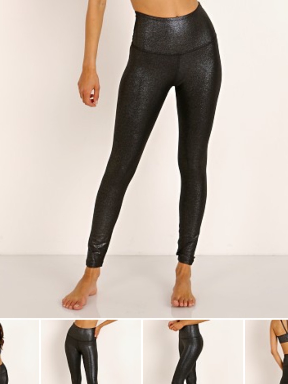 Beyond Yoga Twinkle High Waisted Midi Legging Silver Twinkle